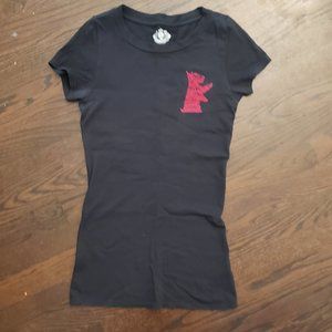 Juicy Couture black and hot pink t-shirt.